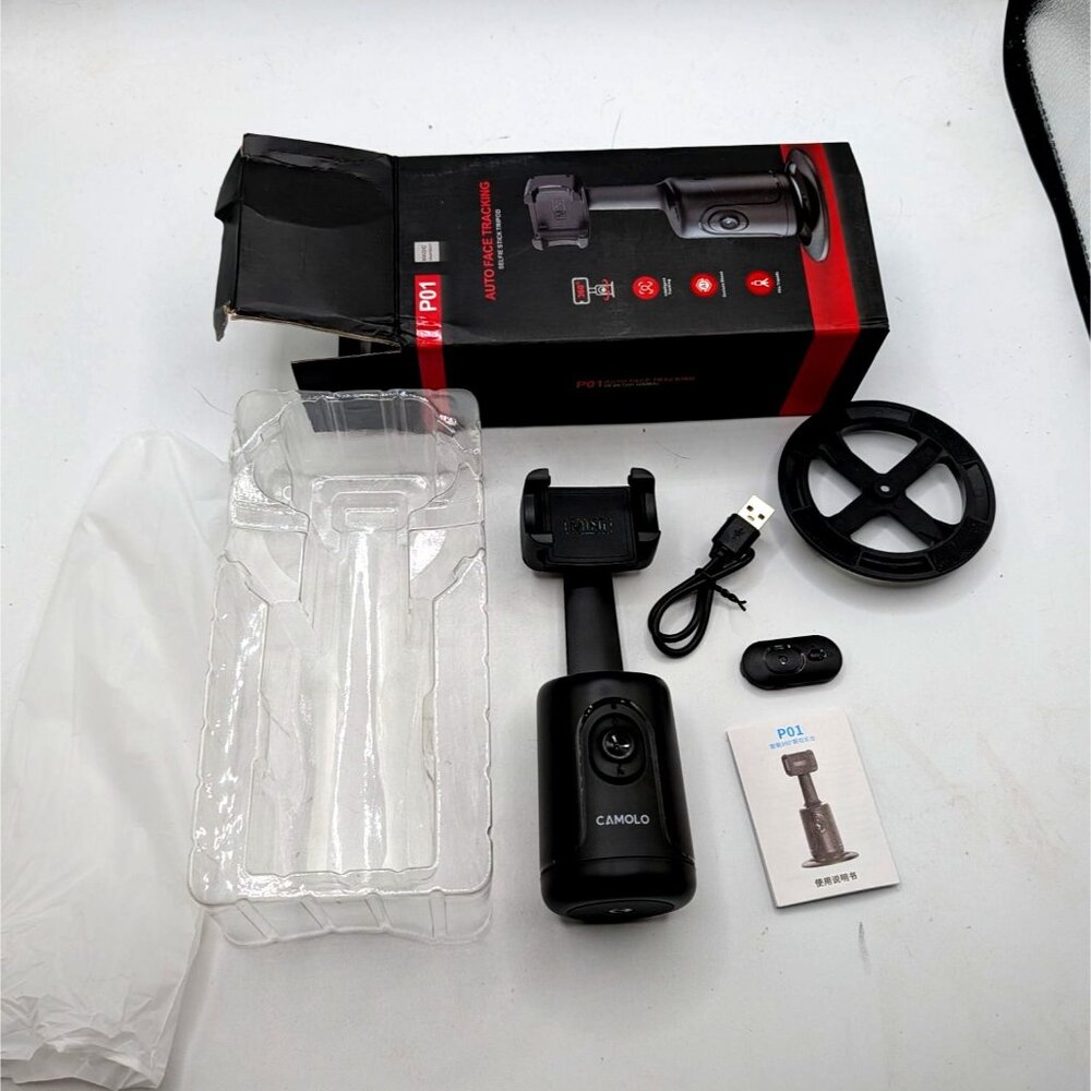 NEW P01 Magic Shot Auto Face Tracking Selfie Stick Tripod - Picture 10 of 13